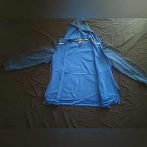 Blue Hooded Jacket